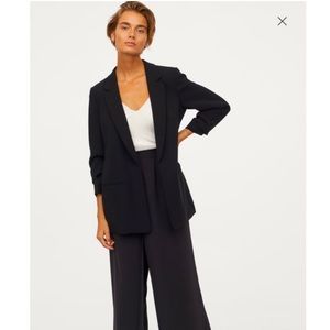 H&M Blazer with Gathered Sleeves